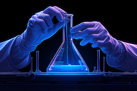 實驗儀器插畫 科學與藝術的交匯